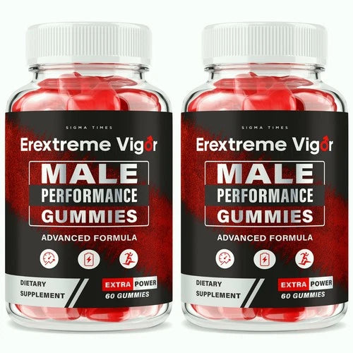 (2 Pack) Erextreme Vigor Gummies - Advanced Performance Support for Men