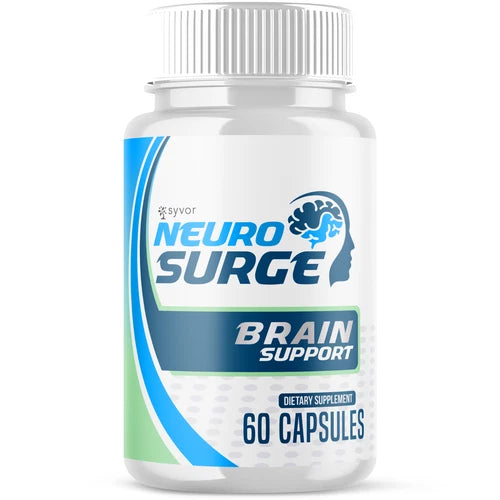 (1 Pack) Neuro Surge Nootropic All Natural Super Brain Supplement 60 Capsules