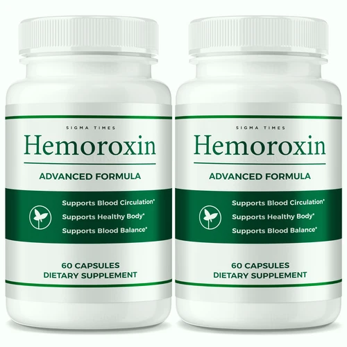 (2 Pack) Hemoroxin Capsules, Premium Support for Healthy Circulation and Comfort
