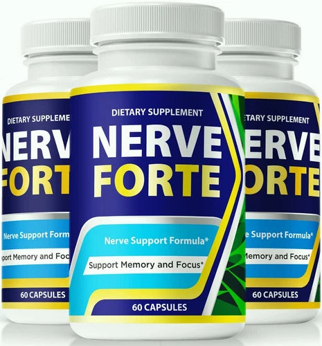 (3 Pack) Nerve Forte Capsules, NerveForte to Support Nerve Health and Comfort