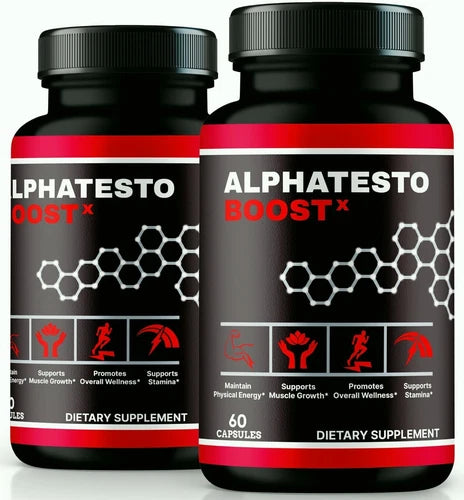(2 Pack) Alpha Testo Boost X Plus, Alpha Testo Booster for Men, AlphaTestoBoost+