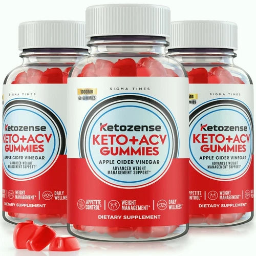 (3 Pack) Ketozense Keto + ACV Advanced Weight Loss Gummies to Lose Belly Fat