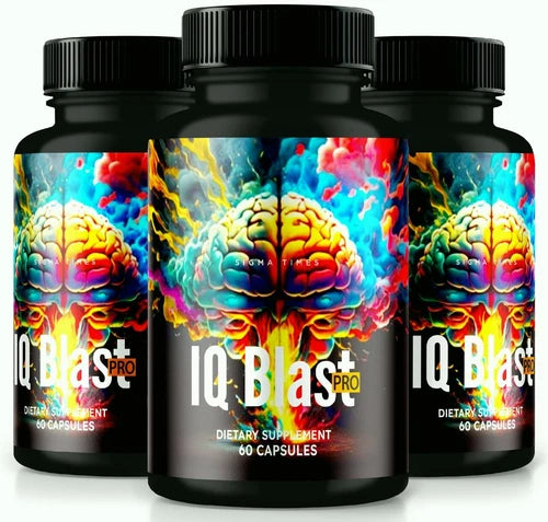 (3 Pack) IQ Blast Pro Cognitive Pills to Restore Memory Power & Improve Focus