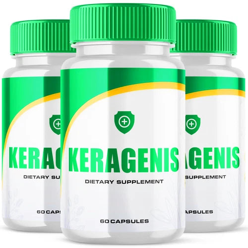 keragenis Nail Daily Keratin Support for Clear Strong Fingernails 180 Capsules