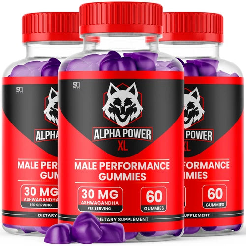 Alpha Power XL Gummies For Men, Advanced Performance Supplement 180 Gummies