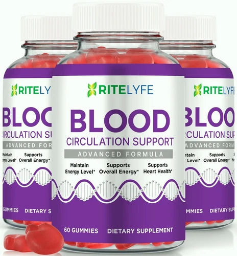 (3 Pack) RiteLyfe Blood Sugar Stabilizer, Rite Lyfe Circulation Support Gummies