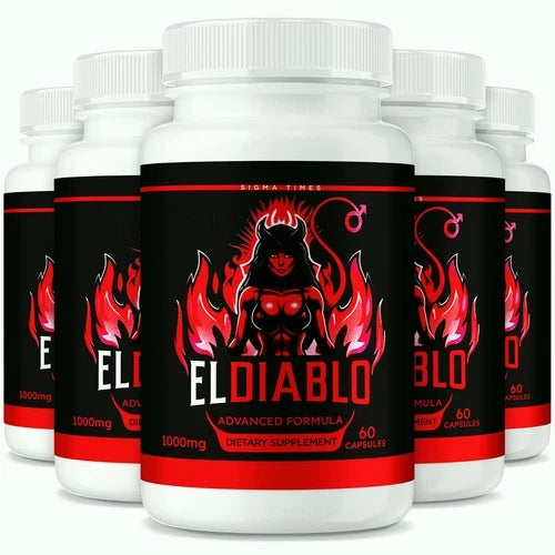 (5 Pack) ElDiablo Capsules for Men - Premium Male Health Support Formula