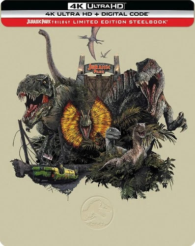 Jurassic Park Trilogy 4K UHD Blu-ray  NEW