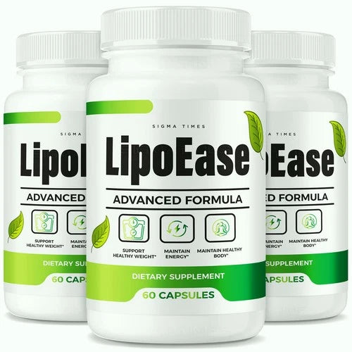(3 Pack) LipoEase Capsules, Lipo Ease Fat-Burning Formula for Weight Loss