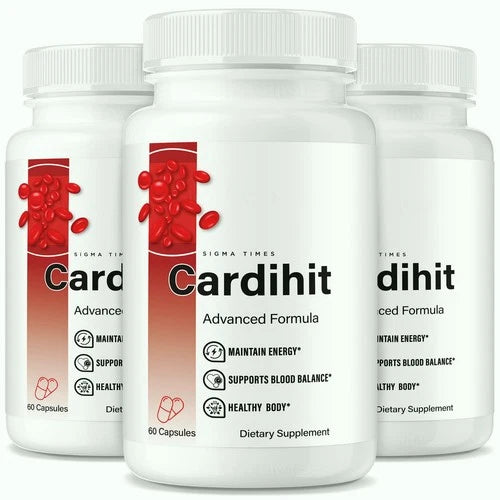 (3 Pack) Cardihit Capsules, Cardi Hit Advanced Blood Support Formula