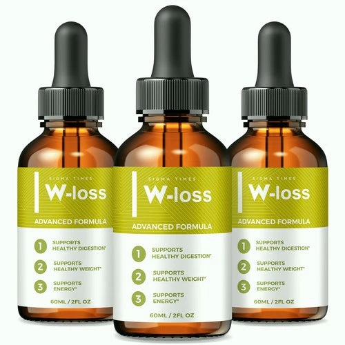 (3 Pack) W-Loss Drops for Weight Loss, W Loss Gotas Liquid Formula