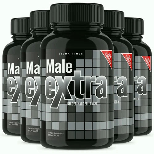 (5 Pack) Male Extra Performance Supplement, MaleExtra for Enhancement Capsules
