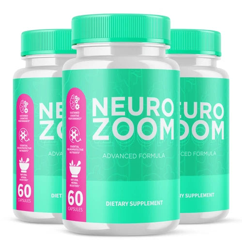 (3 Pack) Neuro Zoom Cognitive Pills, NeuroZoom for Memory Support (180 Capsules)