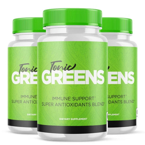 (3 Pack) Tonic Greens Pills, Tonic Greens Immune Support Pills (180 Capsules)