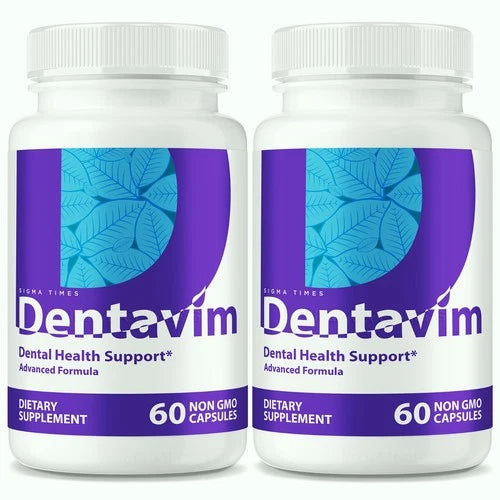 (2 Pack) Dentavim Advanced Dental Support Capsules for Healthy Teeth and Gums