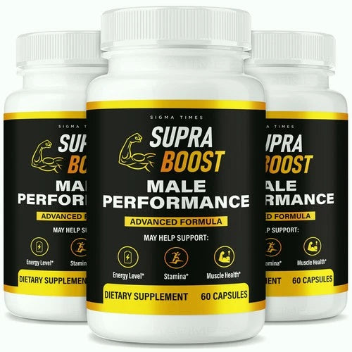 (3 Pack) Supra Boost Male - Supra Boost Men Enhancement Capsulas