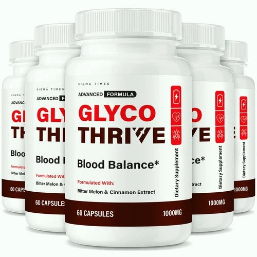 (5 Pack) Glyco Thrive Capsules, GlycoThrive Blood Support Supplement