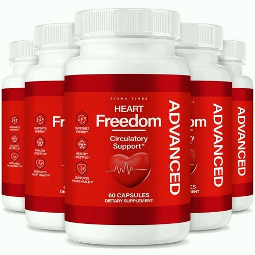 (5 Pack) Heart Freedom Blood Support Pills for Managing Blood Sugar & Pressure