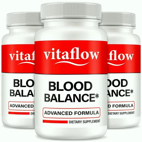 (3 Pack) Vitaflow Blood Balance Capsules,  All-Natural Health Support Formula