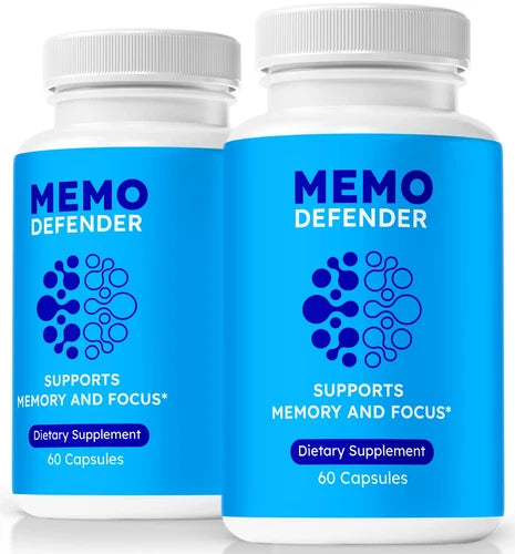 (2 Pack) MemoDefender Boost Memory and Cognitive Function, Advanced Formula