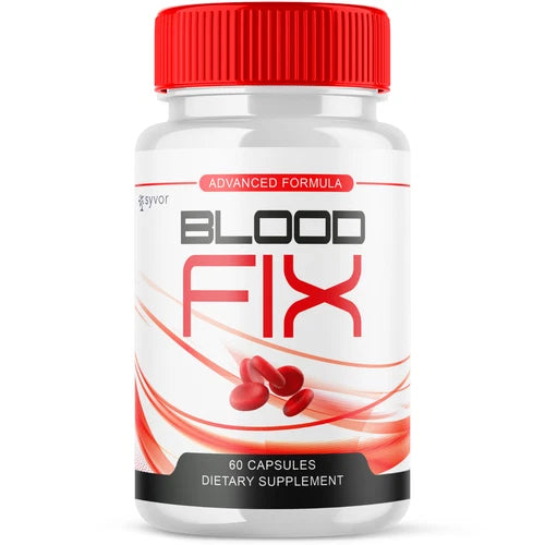 (1 Pack) Blood Fix Advanced Blood Health Support Glycogen Supplement 60 Capsules