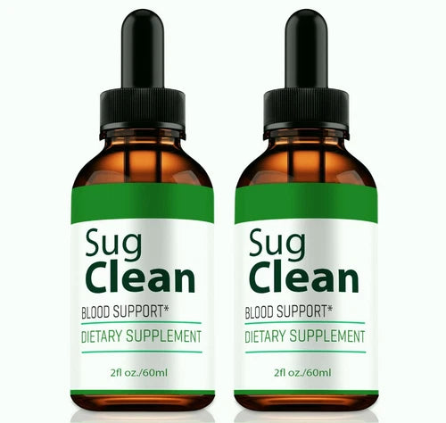 (2 Pack) Sug Clean Blood Support Drops, SugClean Advanced Formula