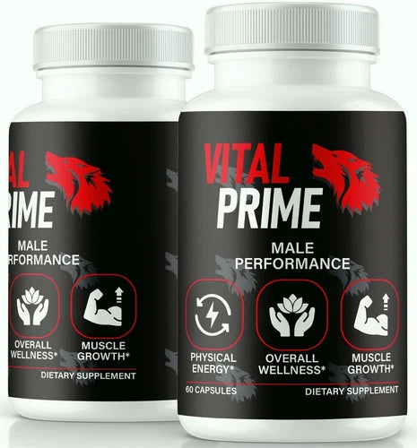 (2 Pack) Vital Prime for Men, VitalPrime Pills for ed, Advanced Male Support