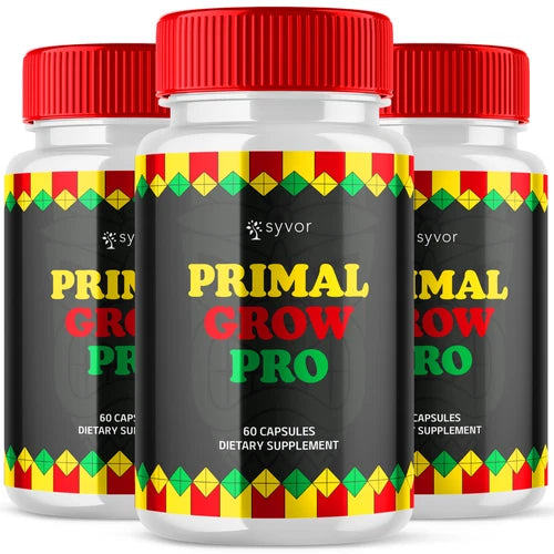 Primal Grow Pro Advanced Formula Natural Energy & Fitness Support 180 Capsules