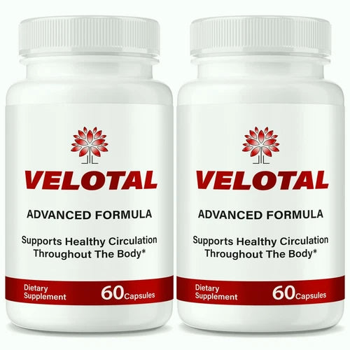 (2 Pack) Velotal for Men, Maximum Strength Male Vitality and Energy Capsules