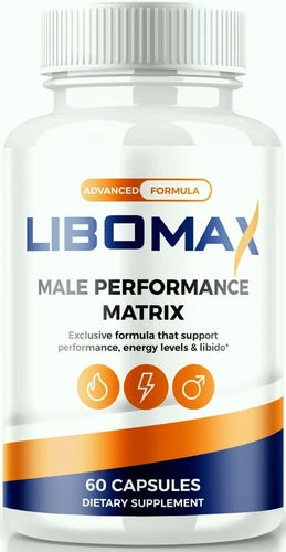 Libomax Male Performance Maximum Strength Pills for Stamina & Energy 60ct