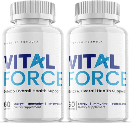 Vital Force Pills - Vital Force Supplement For Detox & Wellness ORIGINAL -2 Pack
