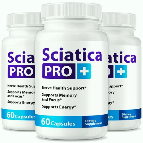 (3 Pack) Sciatica Pro+ Pills for Nerve Health, Sciatica Pro Plus Nerve Support