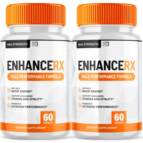 (2 Pack) Enhance RX Men Pills, Maximize Energy, Vitality & Stamina 120 Capsules