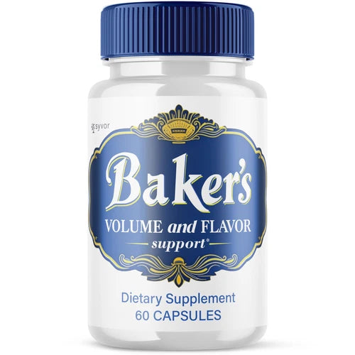 (1 Pack) Bakers Volume and Flavor Pills for Men Advanced Formula 60 Capsules
