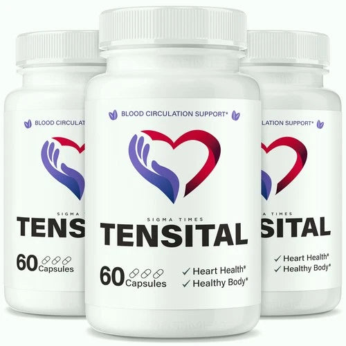 (3 Pack) Tensital Capsules – Advanced Blood Support For Healthy Circulation