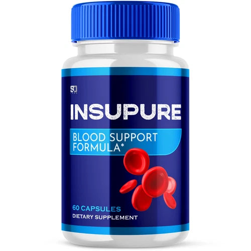 Insupure Pills - Insupure Blood Sugar Health Support Formula - 60 Capsules