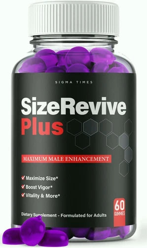 Size Revive Plus Gummies for Men, SizeRevive Plus Performance Supplement 60ct