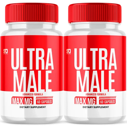 Ultra Male Capsules Advanced Formula - Enhance Vitality and Performance (2 Pack)