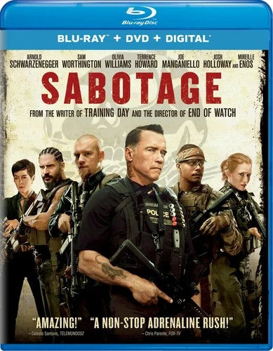 Sabotage Blu-ray Arnold Schwarzenegger