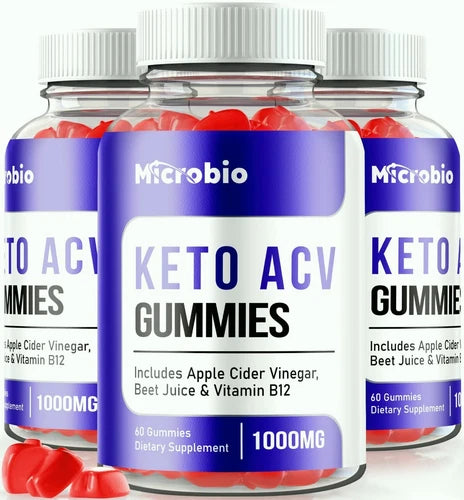 (3 Pack) Microbio Keto ACV Gummies for Weight Loss, Micro Bio Advanced Gummy