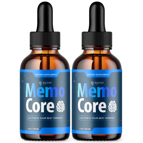 Memocore Drops Advanced Brain Health & Cognitive Support Supplement (2 Pack)