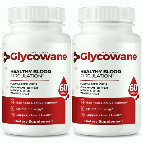 (2 Pack) Glycowane Capsules - Blood Health Support Formula for Balanced Levels