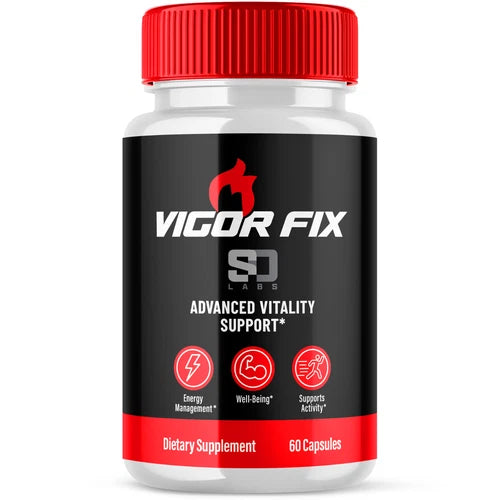 Vigor Fix Male Health Pills - Boost Masculine Vitality and Performance (1 Pack)