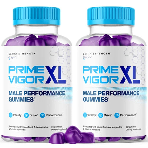 Prime Vigor XL Gummys for Men Advanced Performance Supplement Male Vitamin 120ct