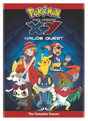 Pokemon The Series XY Kalos Quest Complete Season DVD