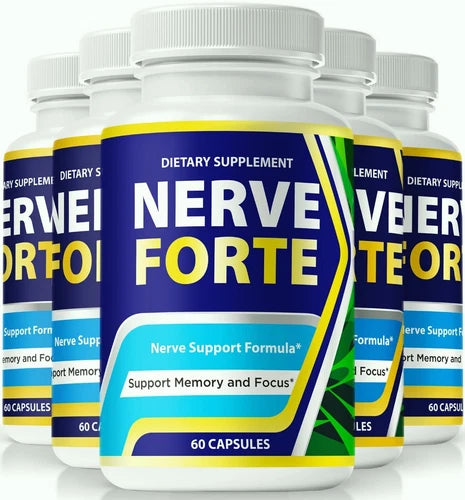 (5 Pack) Nerve Forte Capsules, NerveForte to Support Nerve Health and Comfort