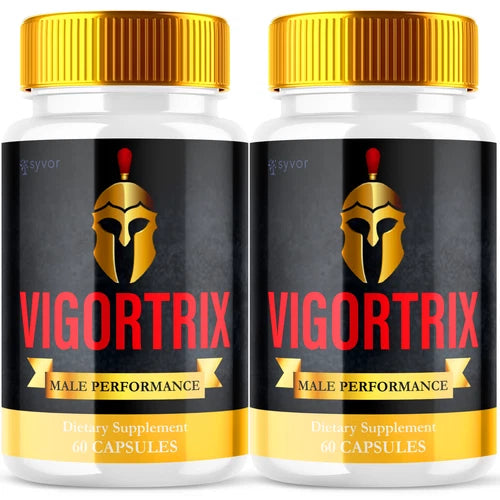 (2 Pack) Vigortrix Male Pills Maximize Energy, Vitality & Stamina 120 Capsules