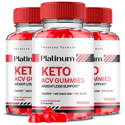 (3 Pack) Platinum Keto Gummies, Platinum Keto Advanced Weight Loss (180 Gummies)