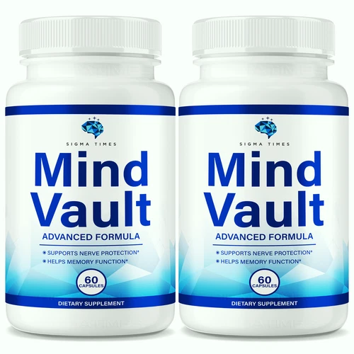 (2 pack) Mind Vault Supplement, MindVault Advanced Brain Health Support Formula