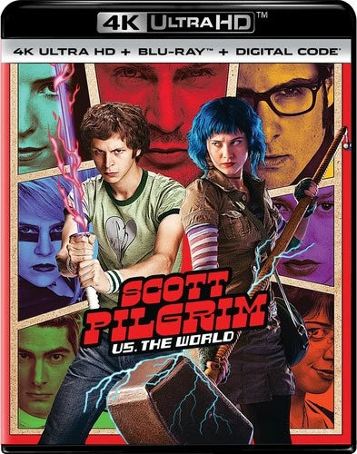 Scott Pilgrim Vs. The World 4K UHD Blu-ray Michael Cera NEW